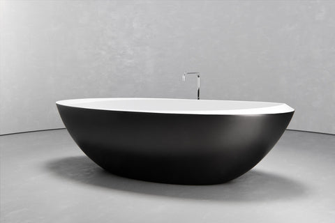 Oval Freestanding Concrete Bathtub – Bespoke Collection