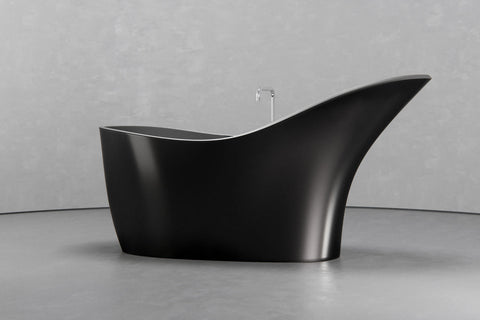 Slipper Freestanding Concrete Bathtub – Bespoke Collection