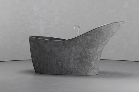 Slipper Freestanding Concrete Bathtub – Bespoke Collection