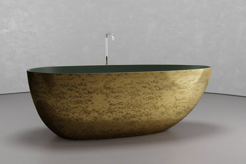 Egg-Shaped Freestanding Concrete Bathtub – Bespoke Collection