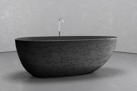 Egg-Shaped Freestanding Concrete Bathtub – Bespoke Collection