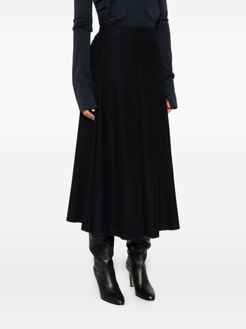 Susanne Bommer A-line design Cotton midi skirt