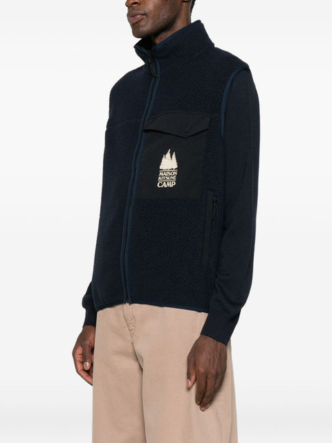 Maison Kitsuné Fleece zipped vest