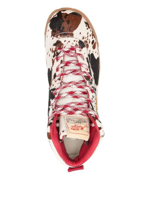 Autry MARSHMALLOW AND BROWN HORSE-EFFECT MALGA Sneakers