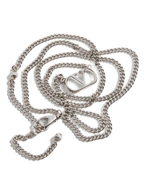 Valentino Garavani-Valentino Garavani Vlogo Signature Metal Necklace