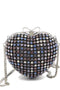 Self-Portrait Multi Crystal Heart Clutch