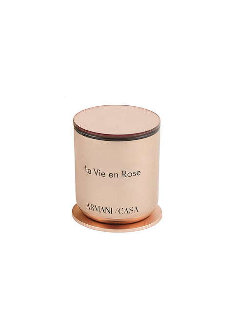 Armani Casa Pegaso La Vie en Rose Candle