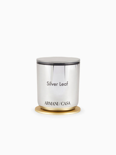 Armani Casa Pegaso Silver Leaf Candle