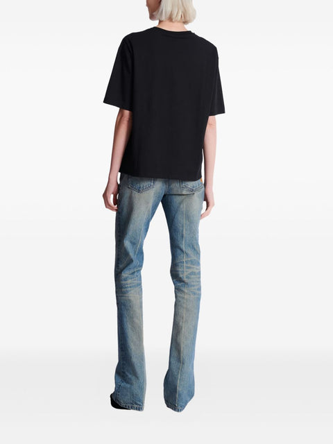 Balmain Boxy T-shirt with Brush print
