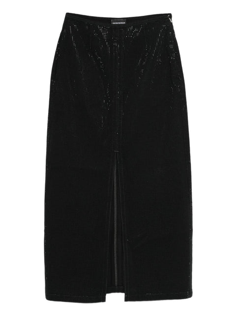 Emporio Armani Studded long skirt