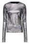 MM6 Maison Margiela Metallized top
