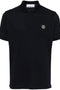 Stone Island Logo cotton polo shirt