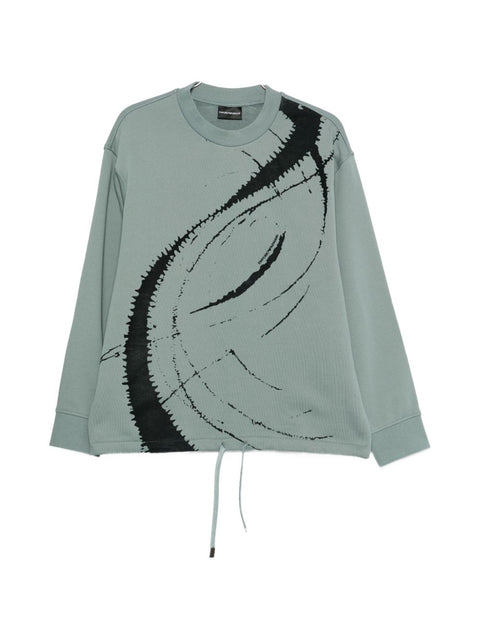 Emporio Armani Cotton crewneck sweathisrt
