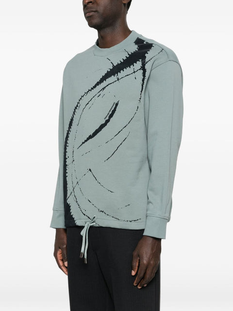 Emporio Armani Cotton crewneck sweathisrt