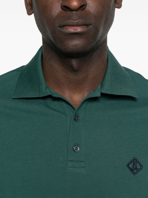 Herno Logo cotton polo shirt
