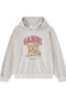 Ganni Margot Kitty organic cotton hoodie