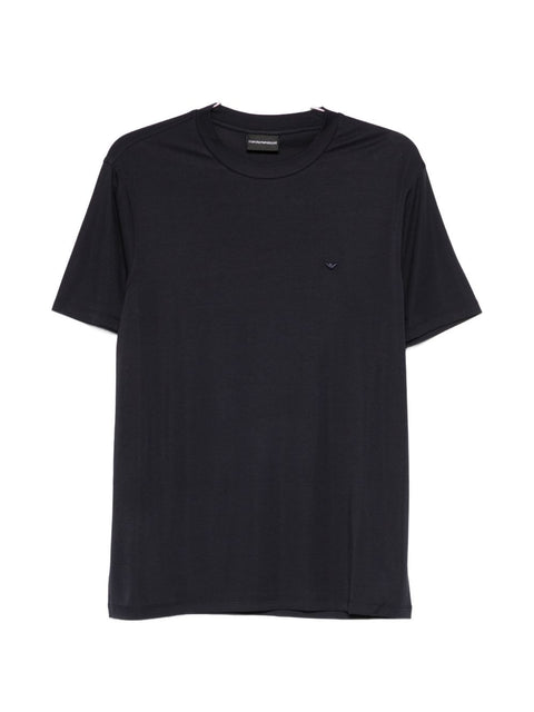 Emporio Armani Modal and silk blend t-shirt