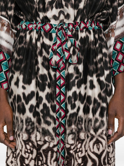 Pierre Louis Mascia Printed silk dress
