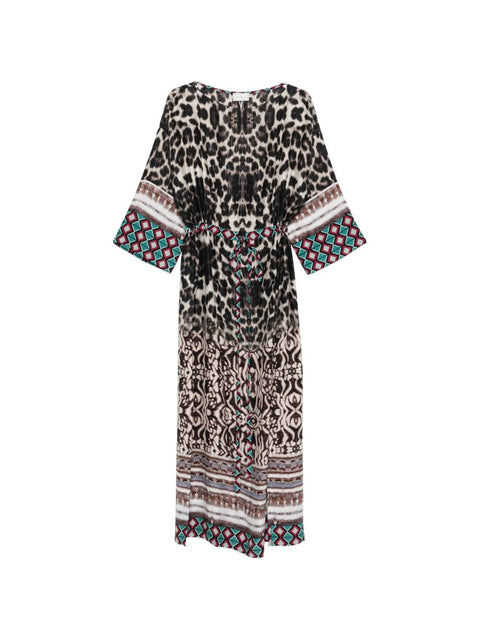 Pierre Louis Mascia Printed silk dress