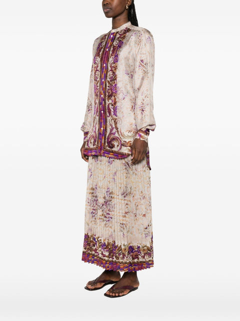 Pierre Louis Mascia Printed silk shirt