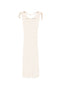 Elisabetta Franchi V-neck sleeveless A-line skirt Knitted midi dress