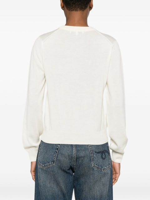 Maison Kitsuné Baby Fox wool crewneck jumper