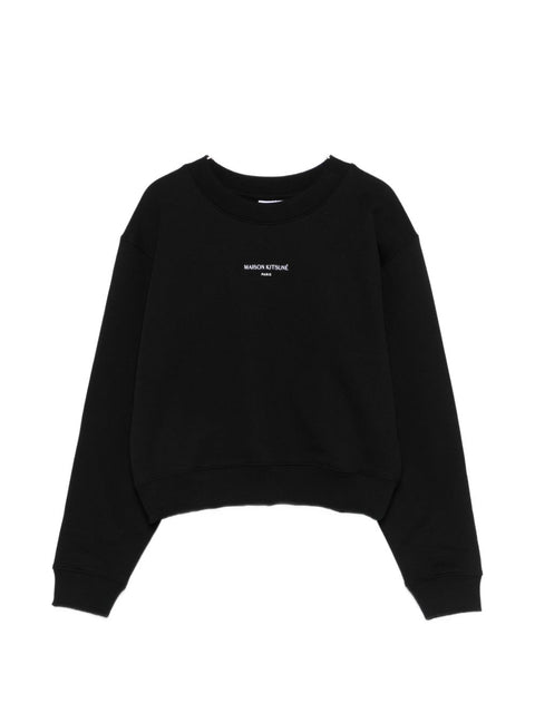 Maison Kitsuné cropped sweatshirt