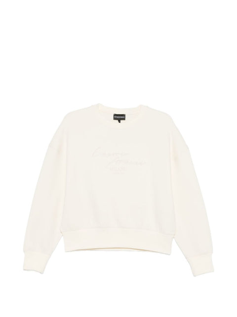 Emporio Armani Cotton crewneck sweatshirt