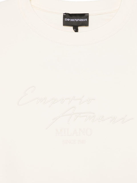 Emporio Armani Cotton crewneck sweatshirt