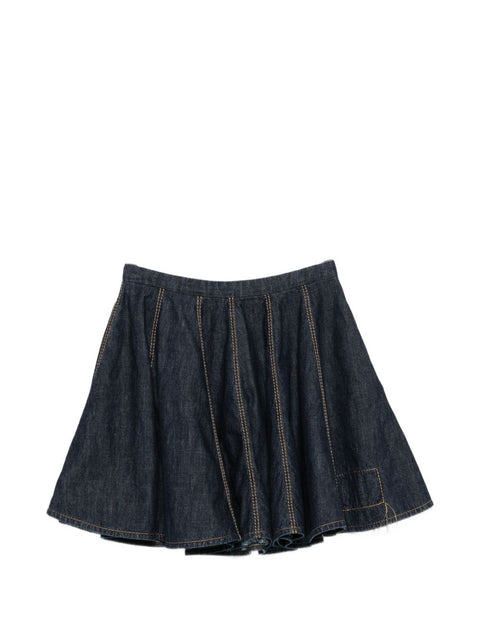 Susanne Bommer Cotton mini skirt