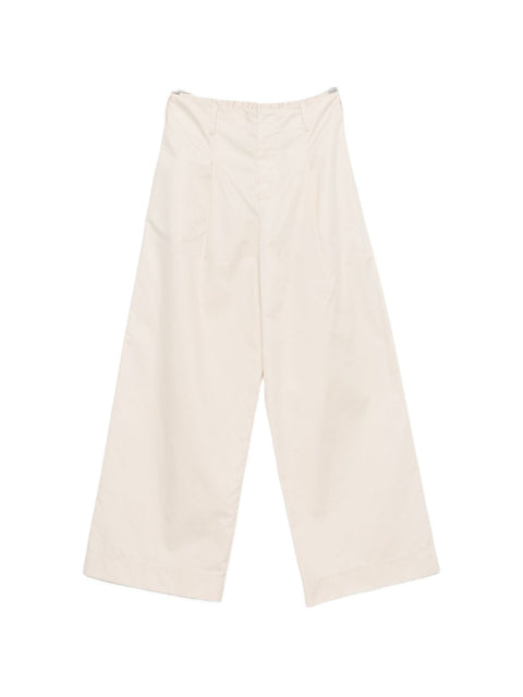 Susanne Bommer Cotton wide-leg trousers