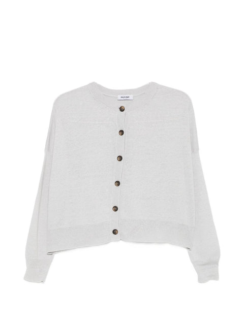Base Linen and cotton blend cardigan