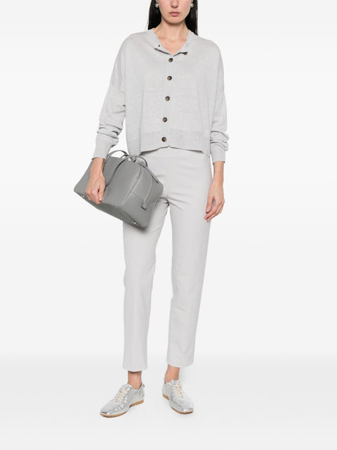 Base Linen and cotton blend cardigan