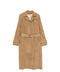 Golden Goose Suede leather trench coat