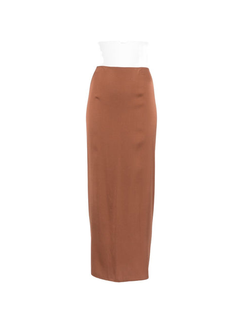 Silk95Five French Tie silk skirt