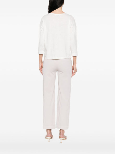 Base Linen crewneck sweater