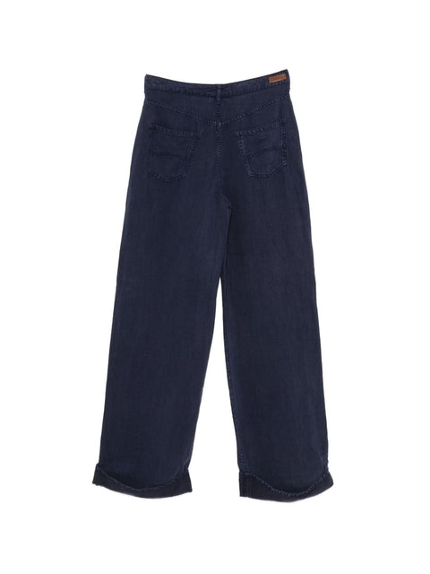 Emporio Armani Linen blend trousers
