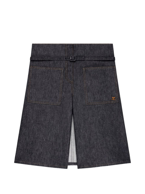 Courreges Denim shorts