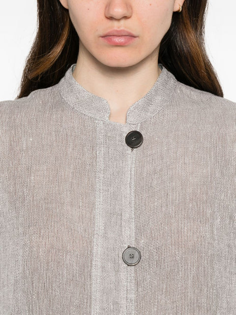 Emporio Armani Linen buttoned jacket