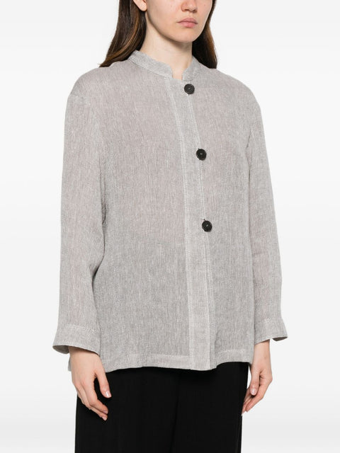 Emporio Armani Linen buttoned jacket