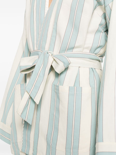 Forte Forte Striped kimono jacket