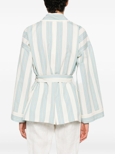 Forte Forte Striped kimono jacket