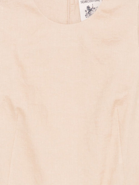 Semicouture Sheena linen mini dress
