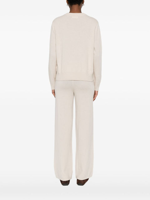 Soft Goat Trousers and Sweater Cashmere Set