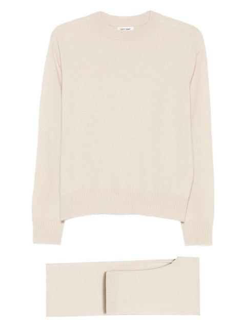 Soft Goat Trousers and Sweater Cashmere Set