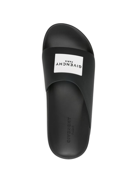 Givenchy Label Rubber Slides