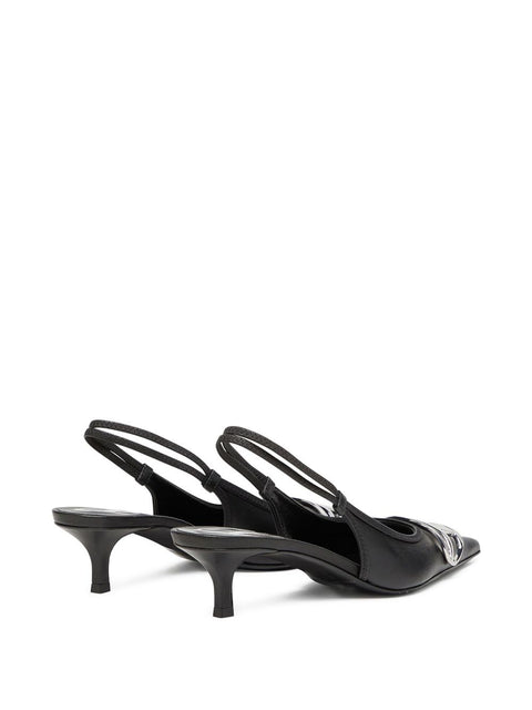 Diesel Venus Leather Slingback Pumps