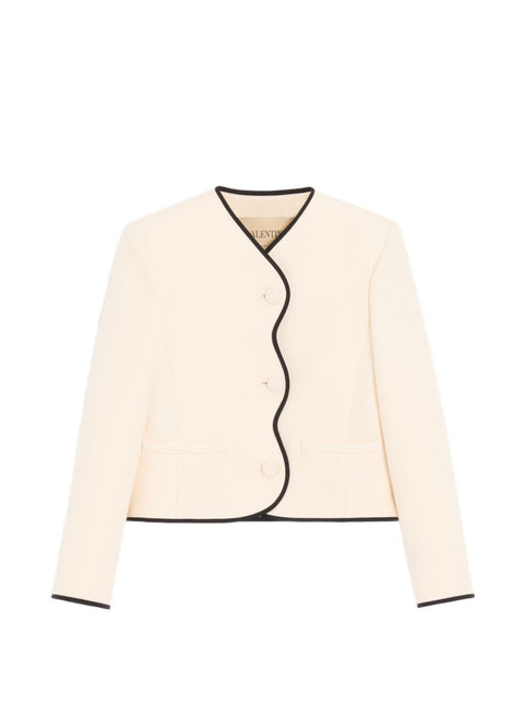 Valentino Wool and silk blend jacket