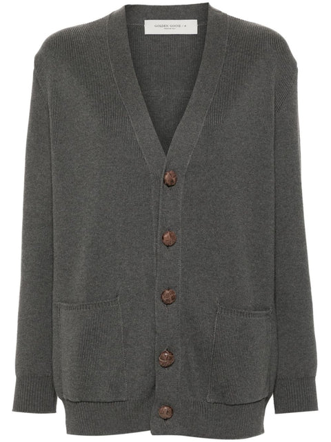Golden Goose Cotton V-Necked Cardigan