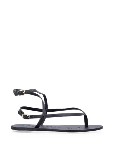 Manebí Manebi Leather Thong Sandals